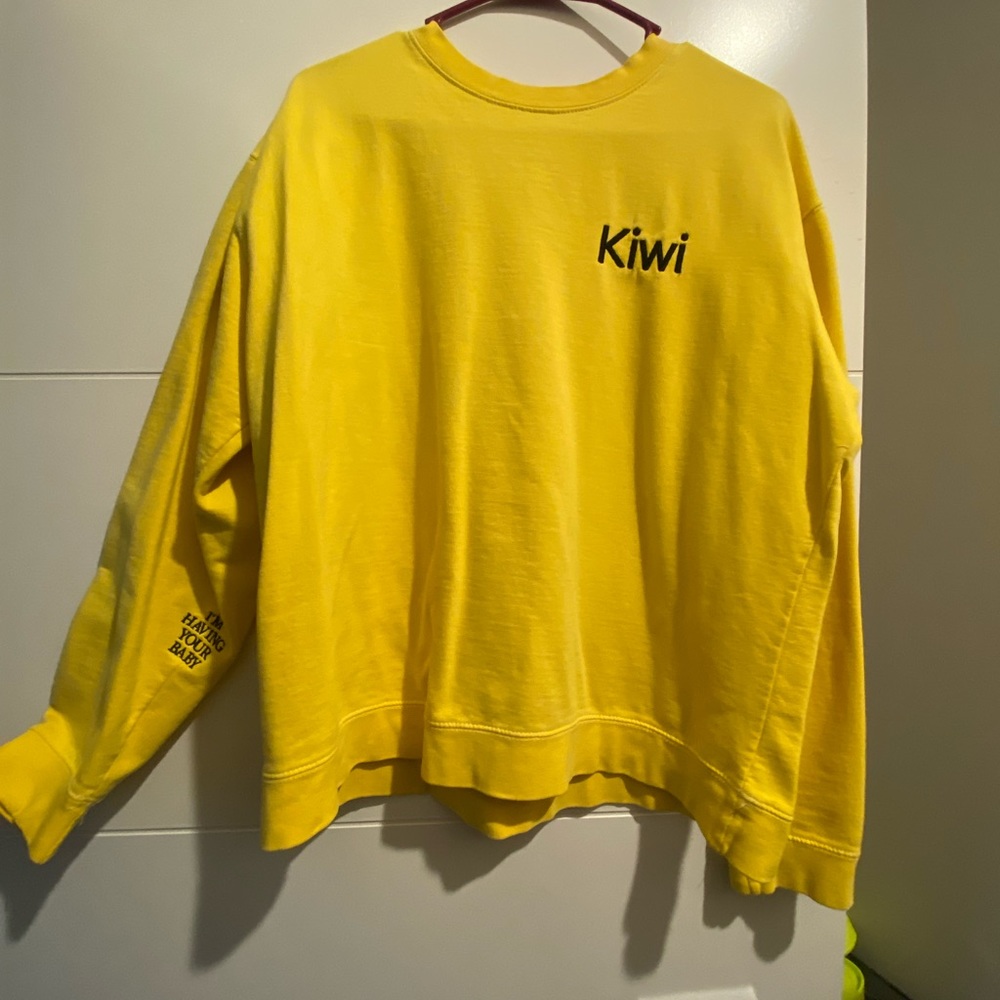 Harry Styles Kiwi sweatshirt. Live on tour.
